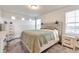 Inviting bedroom with modern lamps flanking the bed, paired with a dresser for ample storage at 3963 N Quatar Ct, Aurora, CO 80019
