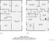 Layout of both floors with labeled rooms and dimensions at 2111 W 80Th Ave, Denver, CO 80221
