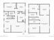 Layout of two floors showcases living spaces, bedrooms, and kitchen at 2111 W 80Th Ave, Denver, CO 80221