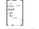 Floor plan featuring kitchen, dining, bath and living room dimensions at 14735 W Ellsworth Ave, Golden, CO 80401