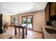 Well-equipped kitchen with granite countertops, ample cabinet space, and a view of the backyard at 12154 W Exposition Dr, Lakewood, CO 80228