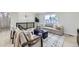 Comfortable living room featuring modern decor, a cozy sofa, and ample natural light at 6876 Quay Ct, Arvada, CO 80003