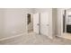 Bedroom with closet and access to hallway and bathroom at 9637 Browns Peak Cir, Littleton, CO 80125