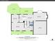 First floor floorplan displays dimensions for living spaces and the garage of the property at 7405 S Jackson Ct, Centennial, CO 80122