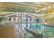 Indoor heated pool with ample space at 3184 S Heather Gardens Way # 406, Aurora, CO 80014