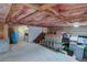 Unfinished basement space with exposed ceiling, equipment, and concrete floors, ready for customization at 45 Oak Way, Evergreen, CO 80439