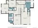Upstairs floor plan showing layout of bedrooms, bathrooms, laundry room, and main bedroom at 10705 Pinewalk Way, Highlands Ranch, CO 80130