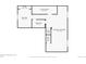 Finished basement layout with laundry room, bedroom, bathroom and storage at 9753 Gatesbury Cir, Highlands Ranch, CO 80126