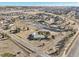 Wide aerial view showing home, lot, and surrounding neighborhood at 9042 E Wagon Wheel Way, Parker, CO 80138