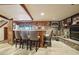 Cozy basement bar with stone fireplace at 9042 E Wagon Wheel Way, Parker, CO 80138