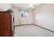 Cozy bedroom with carpeted floor and ample closet space at 9042 E Wagon Wheel Way, Parker, CO 80138