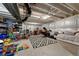 Unfinished basement with exposed ceiling, offering potential for customization and extra space at 17548 Bluetrail Ave, Parker, CO 80134