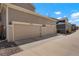 Detached two car garage with long driveway at 17548 Bluetrail Ave, Parker, CO 80134