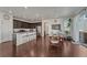 Spacious open concept floor plan combines the kitchen, dining, and living areas, perfect for entertaining and everyday living at 17548 Bluetrail Ave, Parker, CO 80134