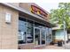 Exterior view of Las Tortas, featuring a clean facade, open entrance, and visible signage at 1101 S Dahlia St, Denver, CO 80246