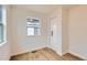 Clean and bright bedroom with hardwood floors and closet at 1120 Xenia St, Denver, CO 80220