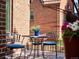 Cozy outdoor patio with comfortable seating, perfect for enjoying the fresh air and garden view at 1470 Utica St, Denver, CO 80204