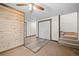 Finished basement featuring stairs and closet space at 375 Castlewood Dr, Evergreen, CO 80439
