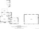 Detailed floorplan showcasing the layout of the home including the living room, bedroom, kitchen, garage, and balcony at 3800 Lakota Rd, Indian Hills, CO 80454