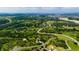 Aerial view of a neighborhood with large lots, mature trees and landscaping at 4320 Stone Post Dr, Castle Rock, CO 80108