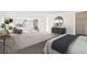 Bright living room with modern furniture, TV, and large windows at 12997 Wyandot Way, Westminster, CO 80234