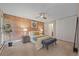 Spacious main bedroom featuring exposed brick and cozy decor at 955 Eudora St # 203E, Denver, CO 80220