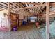 Interior view of the barn with storage for hay and open center for vehicle or horse traffic at 11499 County Road 40 1/2 Rd, Platteville, CO 80651