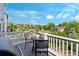 Relaxing outdoor seating area overlooking manicured lawns and beautiful landscaping at 4515 W 107Th Cir, Westminster, CO 80031
