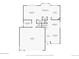 Detailed first-floor floorplan showing dimensions of the kitchen, living areas, garage and laundry room at 5369 Creek Way, Parker, CO 80134