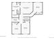 Detailed floorplan showcasing layout of bedrooms, bathrooms, closets, and stairs on the upper level at 5369 Creek Way, Parker, CO 80134