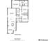 Detailed floor plan showcasing the layout of the 1,394 sqft home, including the kitchen, bedrooms, and living spaces at 316 Maple St, Bennett, CO 80102