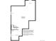 Floor plan of unfinished basement, showing potential layout of the space at 6353 Verve Ln, Parker, CO 80134