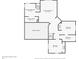 Second floor plan displaying dimensions and layout, including the primary bedroom and bathrooms at 9816 S Holland St, Littleton, CO 80127