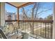 Relaxing covered balcony with seating, overlooking manicured landscape at 2740 W 86Th Ave # 190, Westminster, CO 80031