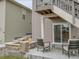 Outdoor area featuring a patio and firepit at 4552 S Perth Ct, Aurora, CO 80015