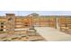 Community dog park with secure fencing and a covered picnic area at 4552 S Perth Ct, Aurora, CO 80015