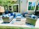 Inviting backyard patio with stylish outdoor furniture, ideal for enjoying summer evenings and entertaining guests at 10774 Chadsworth Ln, Highlands Ranch, CO 80126