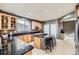 Bright kitchen with stainless steel appliances and an island cooktop at 10774 Chadsworth Ln, Highlands Ranch, CO 80126