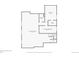 Basement floor plan showcasing the layout of the unfinished utility room, basement, and bathroom at 13275 E Caley Pl, Centennial, CO 80111