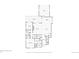 Detailed floor plan of the main level, showing the layout of the bedrooms, living spaces, and kitchen at 13275 E Caley Pl, Centennial, CO 80111