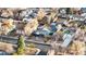 Aerial view of a charming neighborhood showcasing well-maintained homes, and inviting outdoor spaces at 4510 W 4Th Ave, Denver, CO 80219