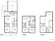 Detailed floor plan showcasing layout of 1st floor, 2nd floor, and basement with room dimensions at 3269 Uinta St, Denver, CO 80238