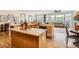 Kitchen with granite countertops, stainless steel appliances, and an island at 9724 Crowsley Ct, Parker, CO 80134
