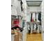Spacious walk-in closet with custom shelving and plenty of storage space at 1499 Blake St # 3U, Denver, CO 80202