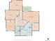 Upstairs floor plan illustrates bedroom and bathroom sizes and layout, plus balcony location at 5530 Racquet Ln, Boulder, CO 80303