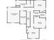 Upstairs floor plan featuring four bedrooms, three bathrooms, and two walk-in closets at 10609 Abilene St, Commerce City, CO 80022