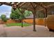 This outdoor patio has a stylish pergola and hammock perfect for entertaining and relaxation at 3237 N Josephine St, Denver, CO 80205