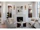 Inviting living room with fireplace and stylish decor at 2365 S Clayton St, Denver, CO 80210