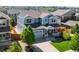 Beautiful two-story home with a well-kept lawn, colorful siding and a spacious two-car garage, perfect for suburban living at 10057 Des Moines St, Parker, CO 80134