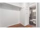 Bedroom closet adjacent bathroom featuring a shower and new tile at 200 N Sherman St # 7, Denver, CO 80203